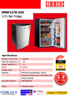 Simmons 127L Stainless Steel Bar Fridge