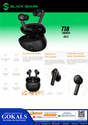Black Shark Ear Buds - BLK (T18)
