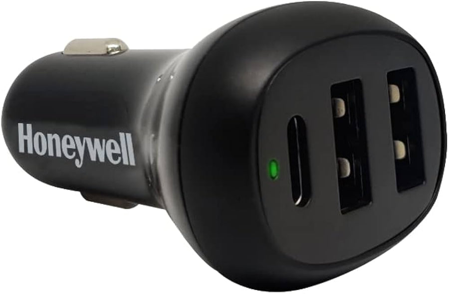 Honeywell Smart Car Charger with Type C Cable (HC000011/CHG/CLA/BLK/PD/QC)
