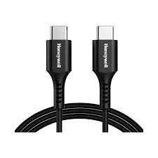 Honeywell Type C to Type C cable 1.8mtr - Black( HC000047/CBL/SLC/1.8M/BLK)