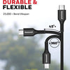 Honeywell Type C to Type C cable 1.8mtr - Black( HC000047/CBL/SLC/1.8M/BLK)