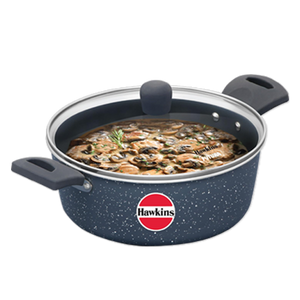 Hawkins 3L Ceramic Non-Stick Cook & Serve Bowl with Glass Lid (ICCB30G)