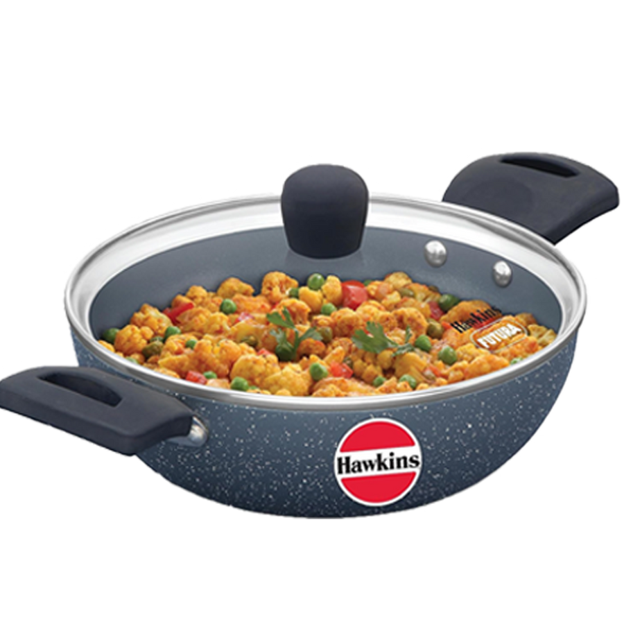 Hawkins 2.5L Ceramic Non-Stick Deep Kadhai (ICK25G)