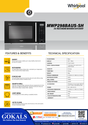 WHIRLPOOL 29L MWO (MWP298BAUS)