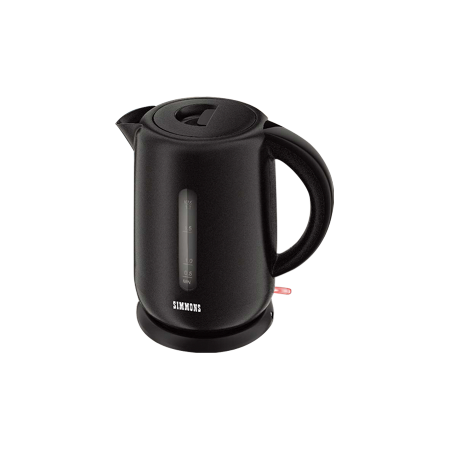 Simmons 1.7L Plastic Kettle BLK (SKB 0A301 CB)