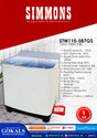 Simmons Twin Tubs ( STW110 - 587GS )