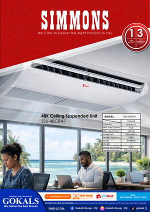 SIMMONS CEILING SUSPENDED 48000 BTU UNIT (SSU-48CRA3)