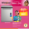 Whirlpool 60CM 15 PLACE SETTING FREE-STANDING DISHWASHER ( WDFS3L5PIXAU )