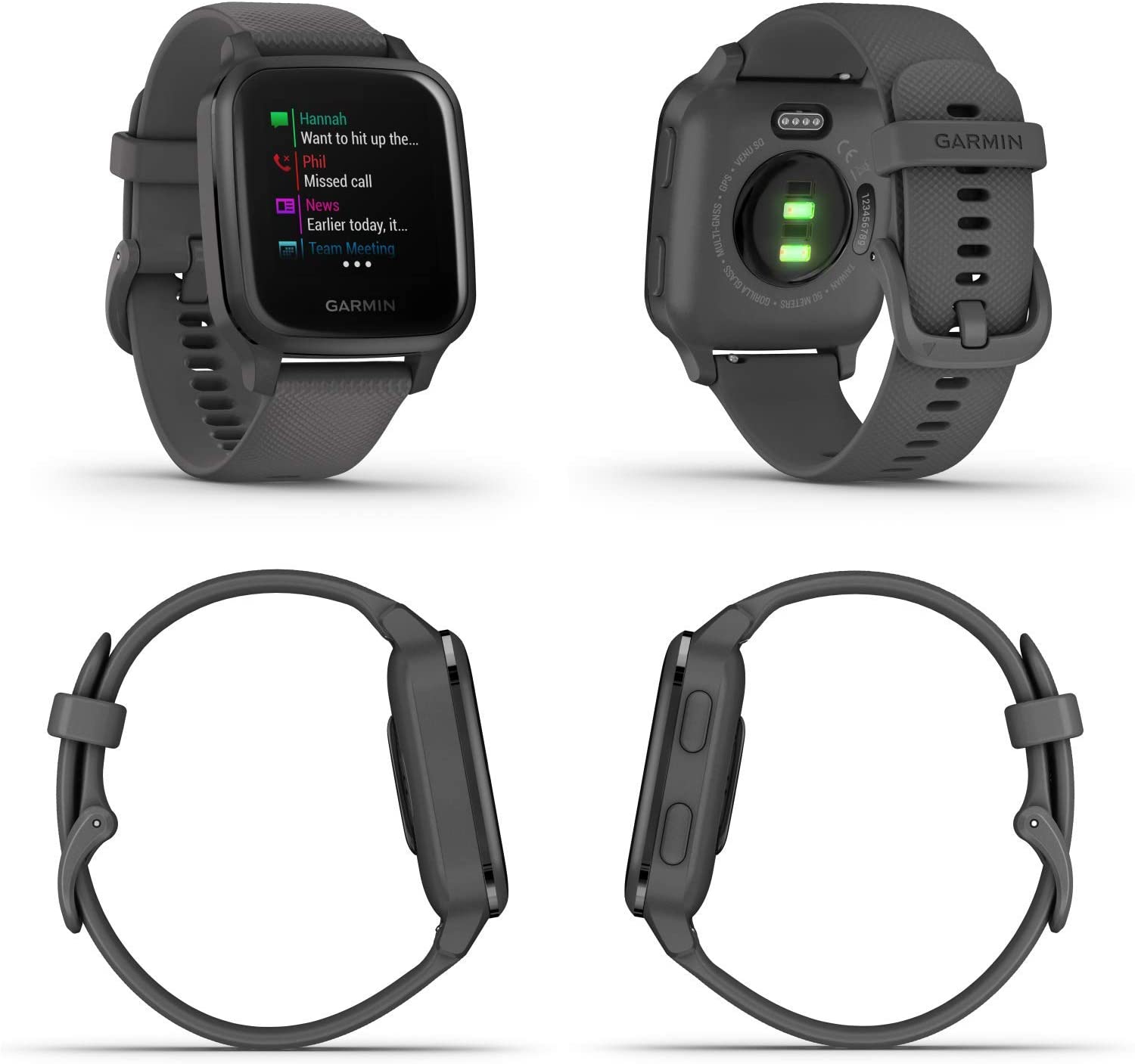 Venu® Sq, Slate Aluminium Bezel – Gokals Fiji - Main Image