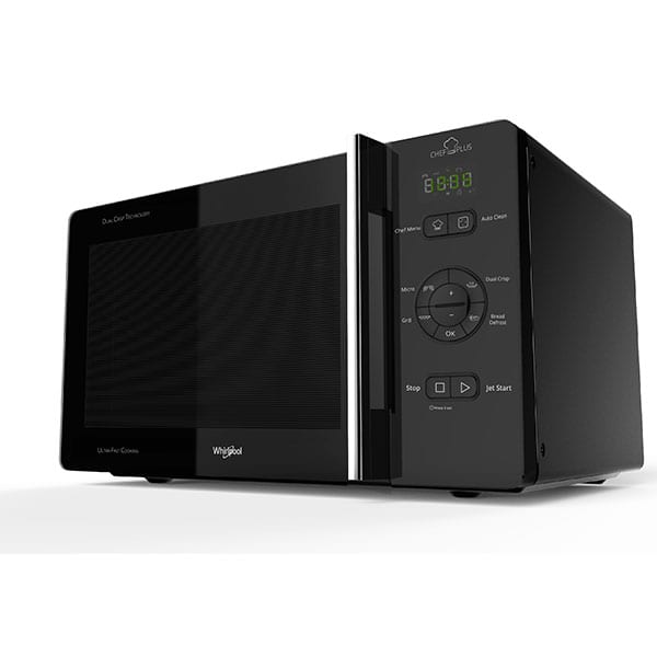 Whirlpool 25L Microwave With Grill Black (MWC25BK)