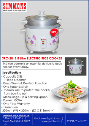 Simmons 2.8L Rice Cooker(SRC-28L)